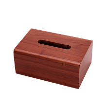 Caja de tejido de madera maciza hecha a mano para el hogar